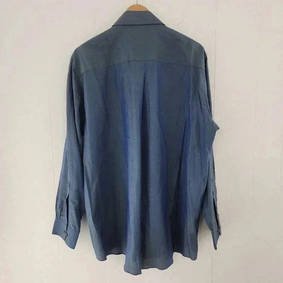 DKNY Cotton Button Down Dress shirt Men's Size 17 34/35 - Picture 3 of 7